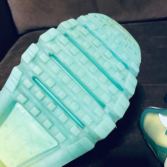 Excellent Nike Air Max 2015 Indigo Turquoise Volt Womens 10.5 US 42.5 EUR Mens 9 - Picture 5 of 16